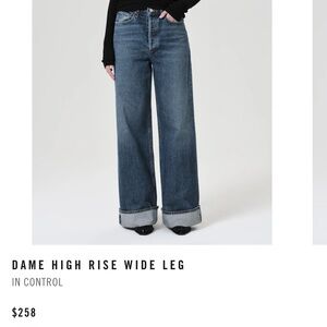 Agolde - Dame Wide Leg Jeans